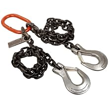 Mazzella DOS Mechanical Alloy Chain Sling, Fixed-Leg, Grade 80, Load Capacity at 60°