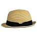 51ohdZ2dQzL. AA75  BEIGE LIGHTWEIGHT STRAW STINGY BRIM FEDORA HAT