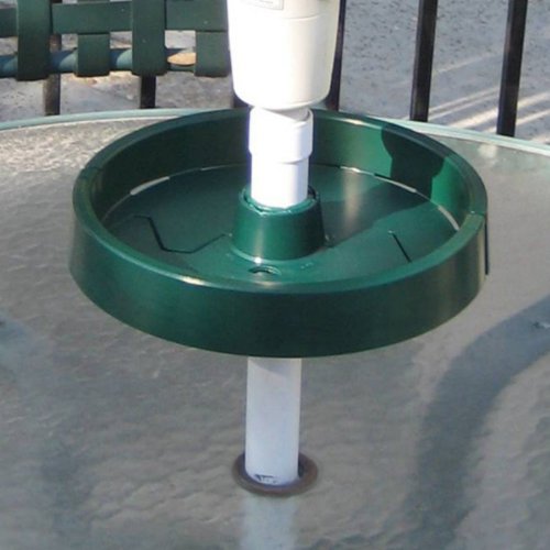 patio umbrella-Upshelf Detachable Umbrella Pole Shelf, Attaches in Seconds, Holds 10+ Lbs., Great for Your Backyard Patio, At the Beach, Camping, Tailgating, Etc. (Green)