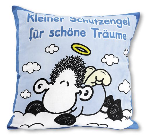 SHEEPWORLD: SCHUTZENGEL - Kissen, Obermaterial 100% Baumwolle, Füllung 100% Polyester