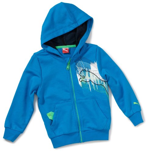 PUMA Jungen Sweatjacke Ind. Graphic Hooded, blue danube, 140, 819511 04 Preisvergleich