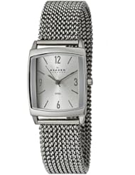 Skagen Womens 691SSS1 Quartz Silver Dial Color Stainless Steel Watch