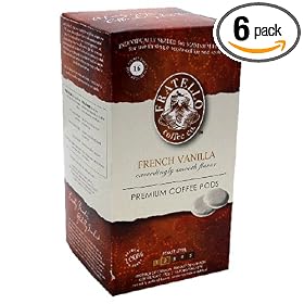 Fratello Coffee Company French Vanilla, 18-Count Pods (Pack of 6)