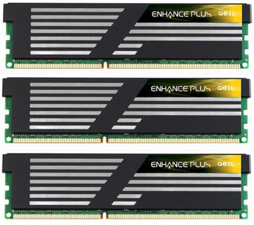 GeIL G.E.I.L. Enhance+ X58XMP Arbeitsspeicher 6GB (1750 MHz, 240-polig DIMM, 3x 2GB) DDR3-RAM Kit
