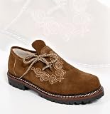 Trachtenschuhe HAFERLSCHUHE 1220 torfantik Velourleder