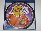 LOS ANGELES LAKERS 12 Team Colors & Logo Round WALL CLOCK