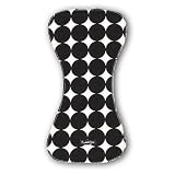 Cuddle Bee Burp Cloth Black Dot