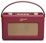 Roberts RD60 Revival DAB/FM RDS Digital Radio with Up to 120 Hours Battery Life - Burgundy