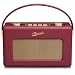 Roberts RD60 Revival DAB/FM RDS Digital Radio with Up to 120 Hours Battery Life - Burgundy