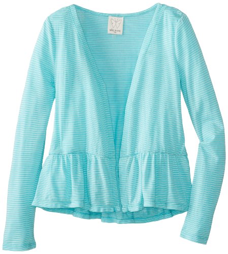 Ella Moss Girls 7-16 Joey Long Sleeve Wrap