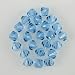 24 6mm Swarovski crystal bicone 5301 Aquamarine beads