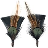 Zucker Feather Products Feather Hat Trims, Black/Natural
