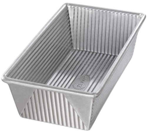 Usa pan bakeware aluminized steel 1 1/4 pound loaf pan