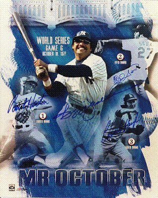 Autographed/Hand Signed Hof'R Reggie Jackson - New York Yankees 8x10 Photo