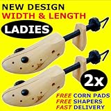 Shoe Stretchers LADIES x 2 - FREE Corn Pads + FREE Shapers! Put an end to your bunions and blisters!