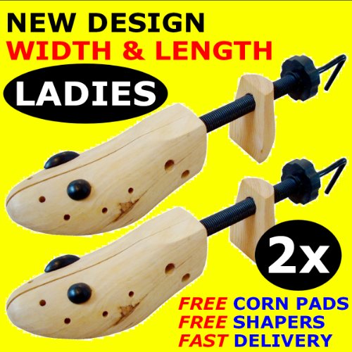Shoe Stretchers LADIES x 2 - FREE Corn Pads + FREE Shapers! Put an end to your bunions and blisters!