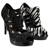 Glaze by Adi Peep Toe Stiletto Openwork Bootie