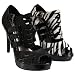 Glaze by Adi Peep Toe Stiletto Openwork Bootie