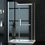 Breite Glas Duschkabine / Duschabtrennung 90 x 120 cm
