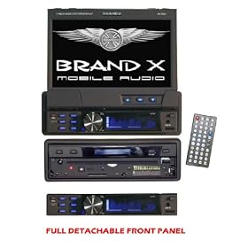 Buy Brand-X XL7DV 7-Inch Single DIN In-Dash Motorized Touch Screen TFT Monitor with... by Sound Around now!