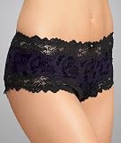 Whimsy by Lunaire Barbados Boyshorts with Lace Trim Panty