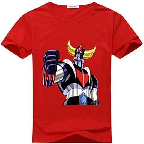Guangyong Li Mens Mazinger Z Logo Red T-shirts Size L
