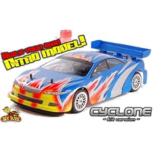 Cyclone Self Build Nitro Radio Controlled Car Kit - Build It Yourself