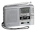 Elta 3555 9-Band Mini Weltempfänger mit LCD-Uhr silber