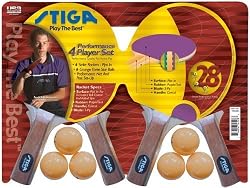 Stiga T0530 Performance 4-Player Pips In Table Tennis Set