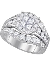 2.50CTW-DIA "SOLIEL" BRIDAL RING