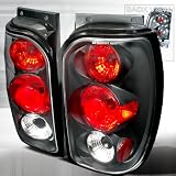 98-01 FORD EXPLORER XL XLT XLS SPORT UTILITY BLACK TAIL LIGHTS by Spec-D Tuning