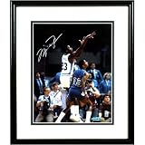 Michael Jordan North Carolina Tar Heels- 17 Second Shot - Framed 8x10 Autographed Photograph