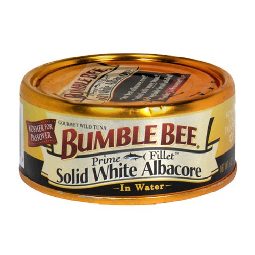 Bumble Bee Prime Fillet Solid White Albacore in Water, 6-Ounce Cans (Pack of 24) by Bumble Bee