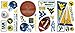 RoomMates RMK1372SCS West Virginia University Peel & Stick Wall Decals