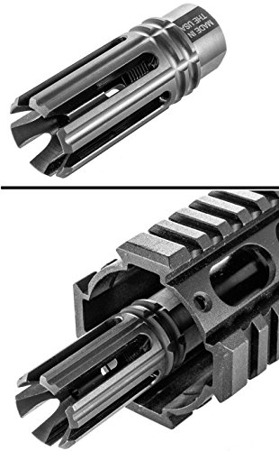 Ultimate Arms Gear Model 4/15 ClawFace Tactical Controlled Concussion Muzzle Brake 1/2x28 Thread .223/5.56 - USA MADE