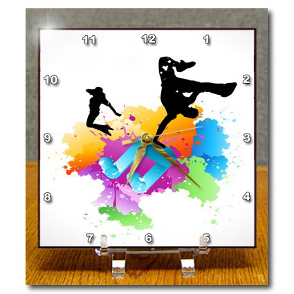 dc_158869 Anne Marie Baugh Music - Blue Musical Note On A Multi Color Splash Grunge Background With Silhouettes Of Hip Hop Dancers - Desk Clocks
dc_158869 Anne Marie Baugh Music - Blue Musical Note On A Multi Color Splash Grunge Background With Silhouettes Of Hip Hop Dancers - Desk Clocks