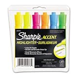 Sanford(R) Major Accent(R) Highlighters, Assorted Colors, Pack Of 6