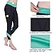 Baleaf Women's Workout Running Capri Leggings Green Size M