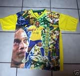 BRAZIL BRASIL RONALDINHO SOCCER JERSEY-KIDS 12