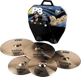 Sabian B8 Rock Cymbal Set with Case - B000EENE14