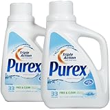 Purex Liquid Detergent - 50 oz - Free & Clear - 2 pk