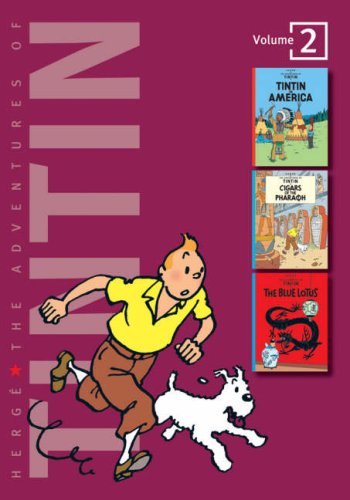 Childrens Toyshop  Children & Baby Books : The Adventures of Tintin: "Tintin in America", "The Cigars of the Pharaoh", "The Blue Lotus" v. 2 (Adventures of Tintin)