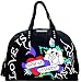 Ed Hardy Extra Large Canvas & Leather Jane Weekend Tote Bag - Black