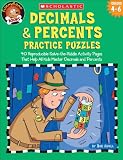 Funnybone Books: Decimals & Percents Practice Puzzles (Funnybone Bks)