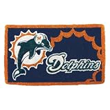Miami Dolphins NFL Bleached Welcome Mat Doormat
