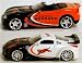 NFL '06 Dodge Viper Cars (Set of 2) - Cincinnati Bengals