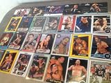 WWE TNA ECW WCW NWO Wrestling Lot of 100 Trading Cards Includes - Kofi Kingston, Mean Gene Okerlund, Snitsky, Chris Jericho, WWE Diva Ivory, Flyin Brian Pillman, A.J. Styles, TNA Knockout Gail Kim, Bam Bam Bigelow, Santino Marella, Ravishing Rick Rude, Kane, Dixie Carter, Sid Vicious, Scott Steiner, Jeff Jarrett, WWE Diva Terri, Curt Hawkins, David Otunga, Buff Bagwell, Jey Uso, Jake the Snake Roberts, Lawrence Taylor, Ricky Morton, Terry Taylor, Dutch Mantell, Steiner Brothers, Rick Steiner, El Gigante, Big Bubba, Doom, Deuce, Gerald Brisco, Big Boss Man Sheriff Card, Stephanie McMahon, Benchwarmer Barbara Moore, Natalia Sokolova, Irina Vornina, Laura Stice, Michelle Persley, William Regal, Yoshi Tatsu, Tyler Reks, Fabulous Freebirds, WWE Diva Victoria, Steven Richards, WWE Diva Jacqueline, WWE Diva Molly, Demolition, Hercules, Killer Bees, Rowdy Roddy Piper, Booker T, Kaz, Rock N Rave, Mike Tenay, Kevin Nash, Homicide, TNA Knockout Traci Brooks, Robert Roode, Rellik, TNA Knockout Roxxi, Rudy Charles, Brother Ray, Kurt Angle, Andrew Thomas, Consequences Creed, BG James, Sonjay Dutt, Tomko, Hermie Sadler, LAX, Sharmell, Eric Young, TNA Knockout OTB, Curry Man, Rhino, Petey Williams, Jeremy Borash, Christian Cage, Brother Devon, WWE Diva Jazz, Heath Slater, Justin Gabriel, Vince Russo, Edge & Lita, Hulk Hogan, Ric Flair & Triple H