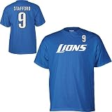 Reebok Detroit Lions Matthew Stafford Youth Name & Number T-Shirt Small