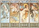 Editions Ricordi 6001N15433A - Mucha T Four Seasons 1895 Teile 2000 Puzzle - 