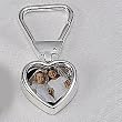 HEART FRAME KEY CHAIN - KEY CHAIN WITH HEART FRAME